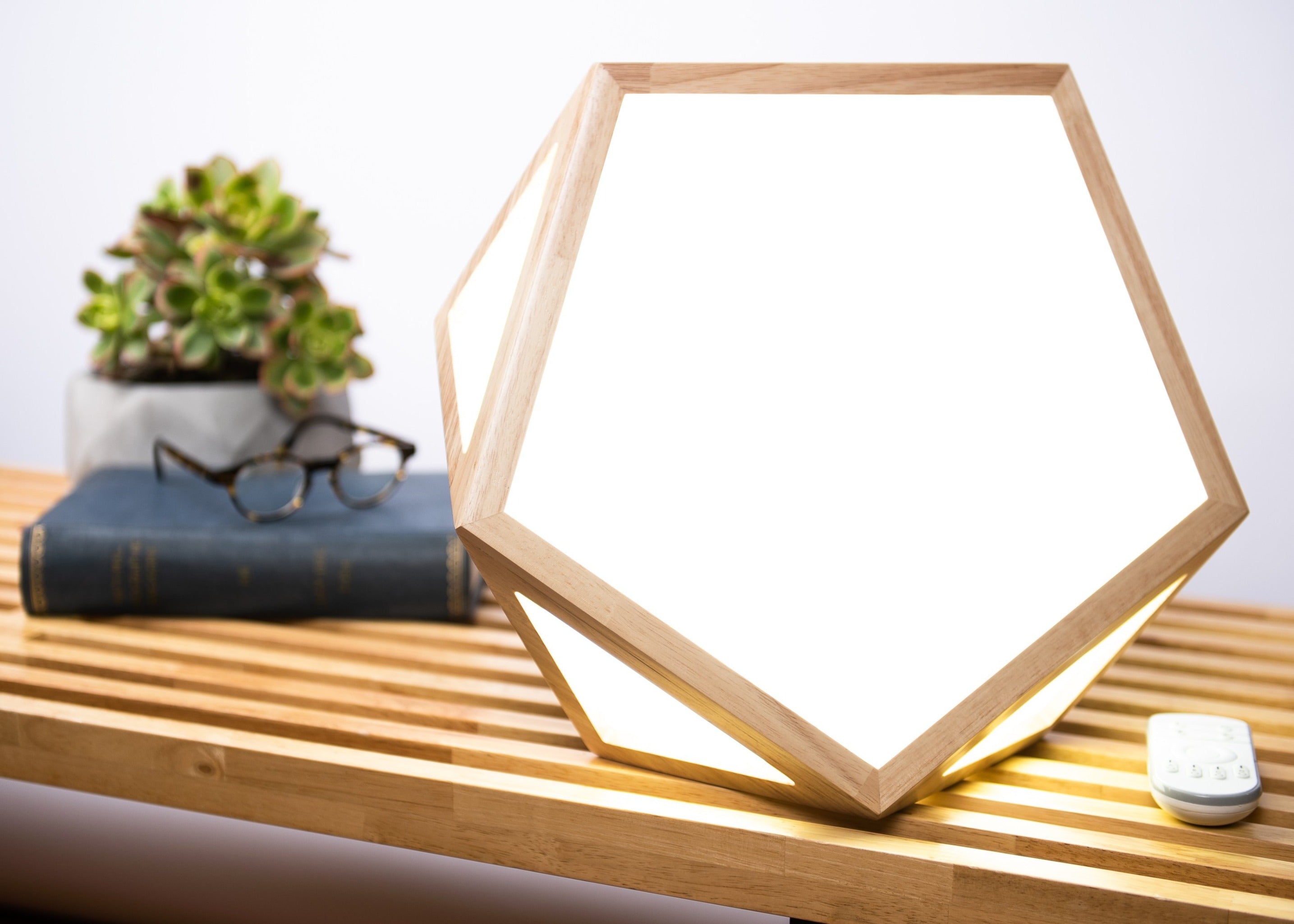 DayBright Therapy Lamp | Real Hardwood, Full Spectrum 10,000 Lux - Sunrise Sensations